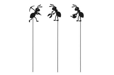 4Living Puutarhakoriste Muurahainen - Pihapatsaat ja -koristeet - 6410416534350 - 1