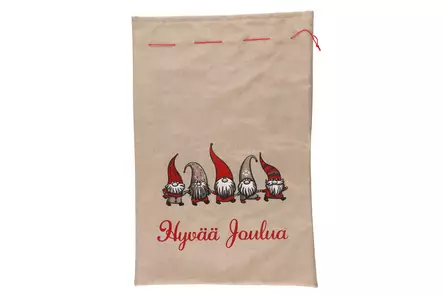 Winteria Lahjasäkki Xmas Joy 60x90 cm - Joulutekstiilit - 6410413317130 - 1