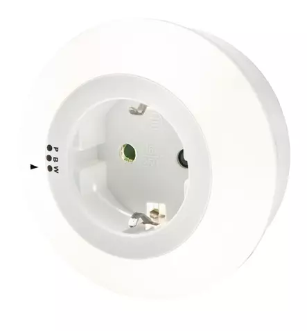 Yövalo Florida 9 Led /3väriä + hämäräkytkin +16A RASIA värit: pink/sin/valk. - Yövalot - 6435200201010 - 2