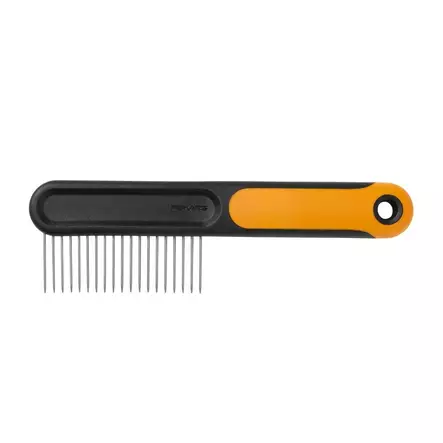 Fiskars Lemmikin harvapiikkinen kampa - Koiran trimmaus ja turkinhoito - 0046561816490 - 1