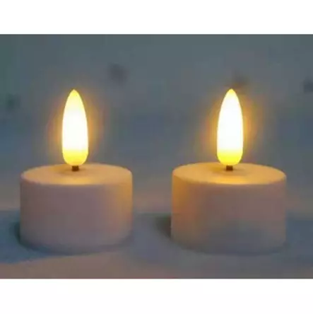 LED TUIKUT 2 KPL AJASTIMELLA - LED-kynttilät - 6438159292160 - 1