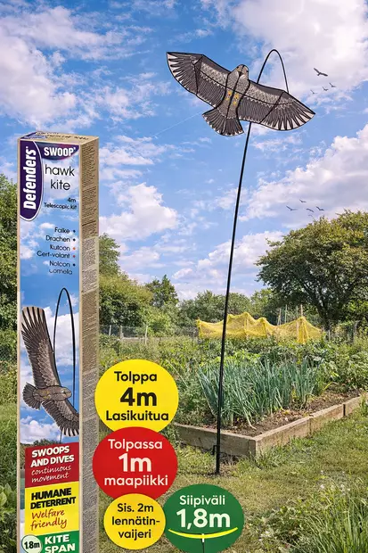 Linnunpelätin Leijahaukka siipiväli 180c - Lintukarkoittimet ja lintuverkot - 6438168103150 - 1