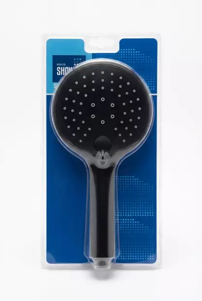 SUIHKUKAHVA MUSTA 3-TOIMINTOA - Suihkupäät - 6438159952330 - 1