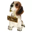 4Living Koira 24 cm "welcome" -kyltti beagle - Pihapatsaat ja -koristeet - 6410413294790 - 1