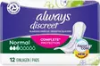 ALWAYS 12KPL NORMAL INKONTTINENSSISIDE - Inkositeet ja -housut virtsankarkailuun - 8006540714850 - 1
