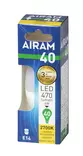 Airam LED Kynttilä opaali 6W E14 470lm 2700K, 15 000h - Lamput ja polttimot - 6435200242280 - 2