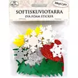 Softiskuviotarra Joulu glitter 30kpl - Joulukorttiaskartelu - 6417715037650 - 1
