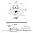Airam Arli Tilt alasvalo 4 W 400 lm 3-pack - Kattovalaisimet - 6435200019530 - 3