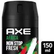 AXE BODY SPRAY AFRICA 150ML - Miesten deodorantit - 8720181032240 - 1