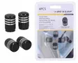Dunlop Venttiilihatut 4 kpl musta/hopea - Rengastarvikkeet - 8711252058160 - 1
