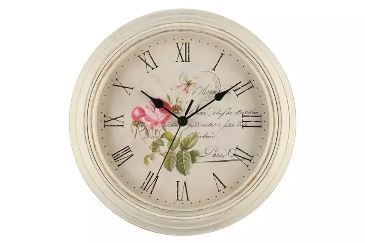4Living Seinäkello Rose 30 cm - Seinä- ja pöytäkellot - 6410416124780 - 1