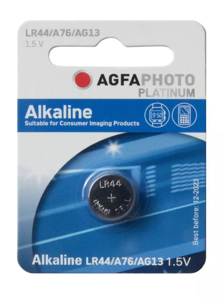 AgfaPhoto Alkaline LR44 1PK - Nappiparistot - 4250175803470 - 1