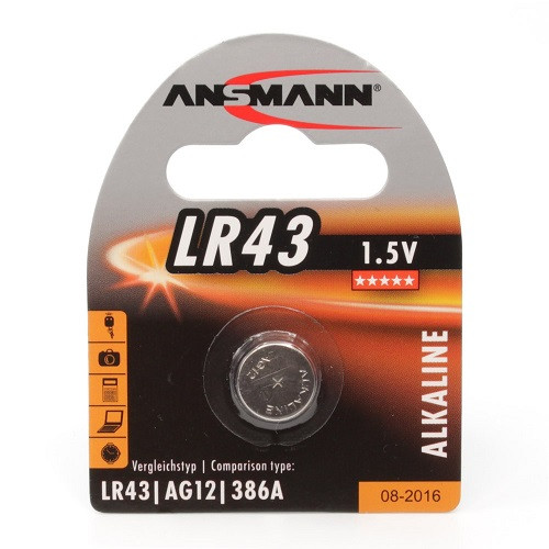 Ansmann LR43 1PK - Erikoisparistot - 4013674015290 - 1