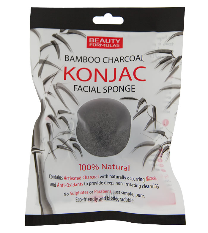 BAMBO KONJAKKISIENI CHARCOAL - Kosmetiikkatarvikkeet - 5012251012690 - 1