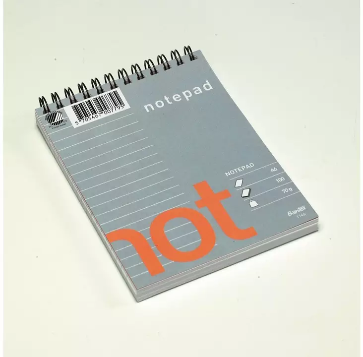 BANTEX NOT REPORTTERILEHTIÖ A6 - Muistilehtiöt ja -kirjat - 5705467017060 - 1