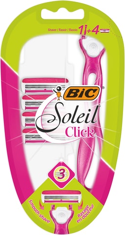 BIC TERÄT SOLEIL EASY VARSI JA 4 TERÄÄ - Karvojen poisto - 3086123220720 - 1