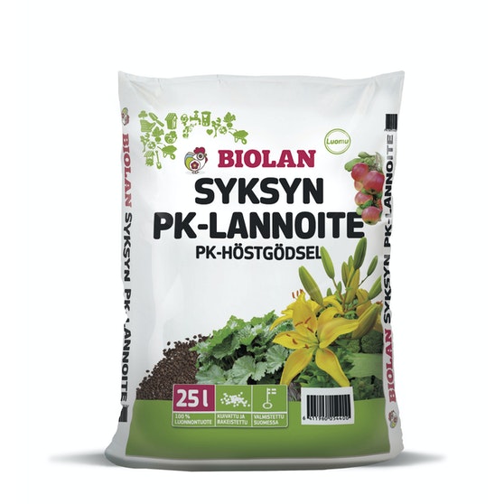 BIOLAN SYKSYN PK-LANNOITE 25 L - Puutarhakateaineet - 6411960054400 - 1
