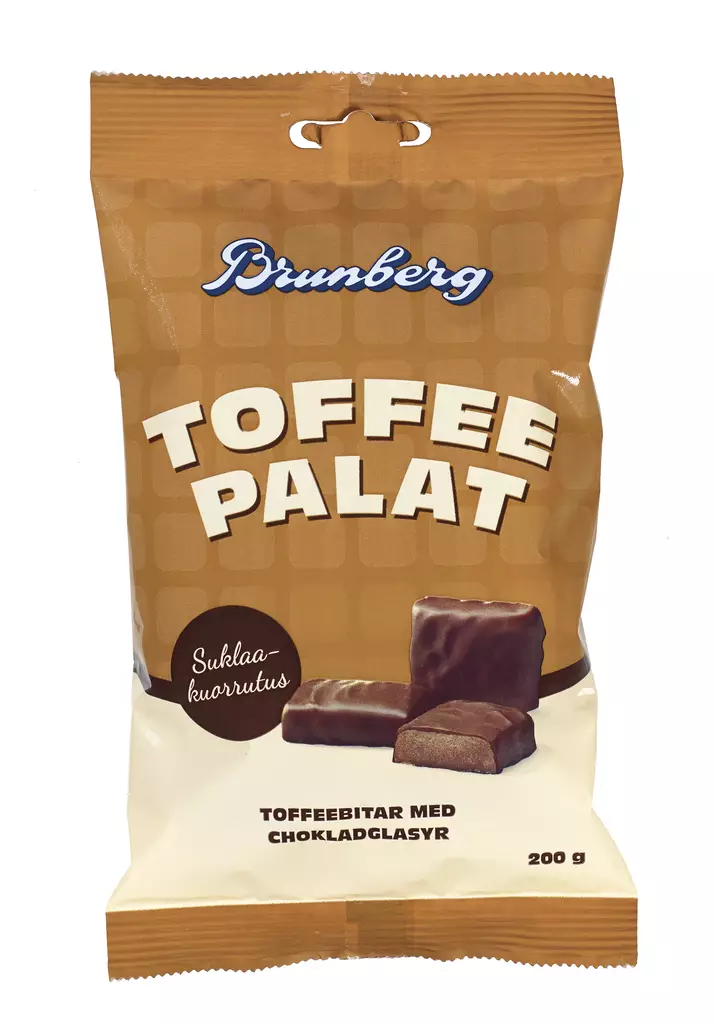 BRUNBERG TOFFEEPALAT 200G G,P - Suklaat ja konvehdit - 6436000252110 - 1