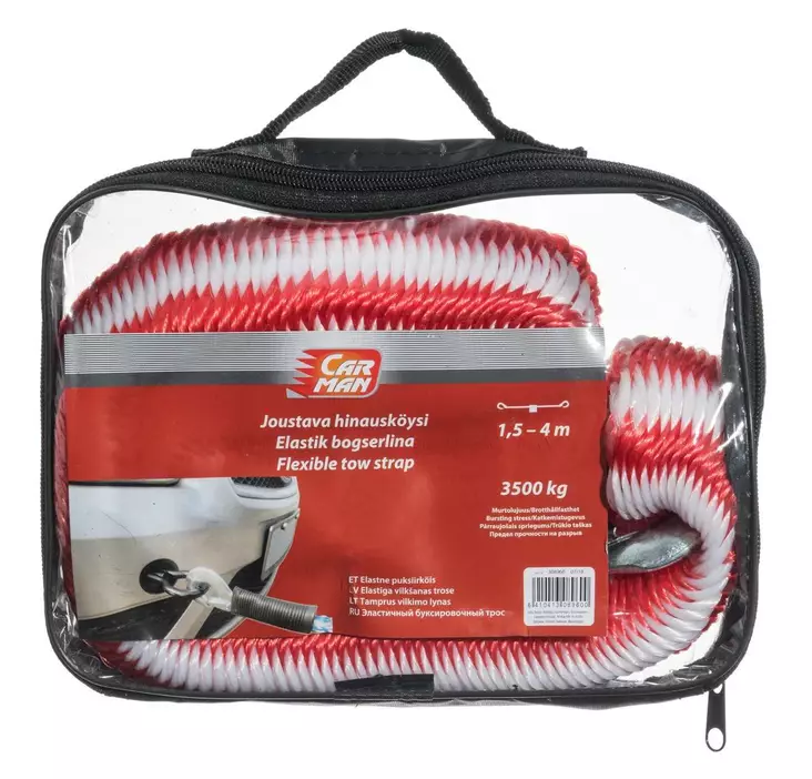 CARMAN HINAUSKÖYSI JOUSTAVA 3500 Kg - Hinausköydet - 6410413089600 - 1