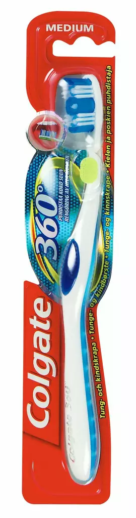 COLGATE 360 MEDIUM HAMMASHARJA - Suunhoito, hammastahnat ja -harjat - 8714789183800 - 1