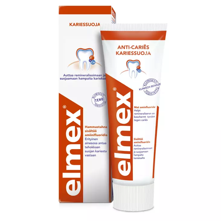 ELMEX ANTI-CARIES 75ML HAMM.TAHNA - Suunhoito, hammastahnat ja -harjat - 8718951195660 - 1