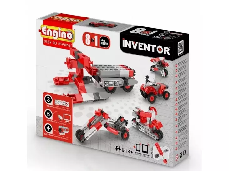 ENGINO RAKENNUSPALIKAT 8in1 - Sisäleikit - 5291664001280 - 1