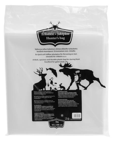 Atom Eräsäkki 500x1000 mm 5 kpl - Pakastuspussit ja kertakäyttörasiat - 6410412057440 - 1