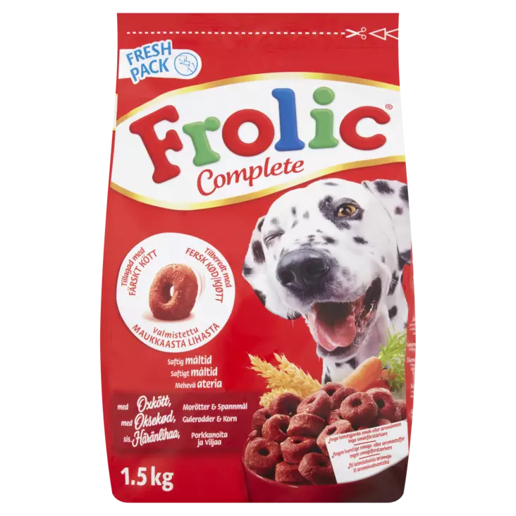 FROLIC LIHAA VIHANNEKSIA VILJAA - Koiran kuivaruoat - 4008429029110 - 1