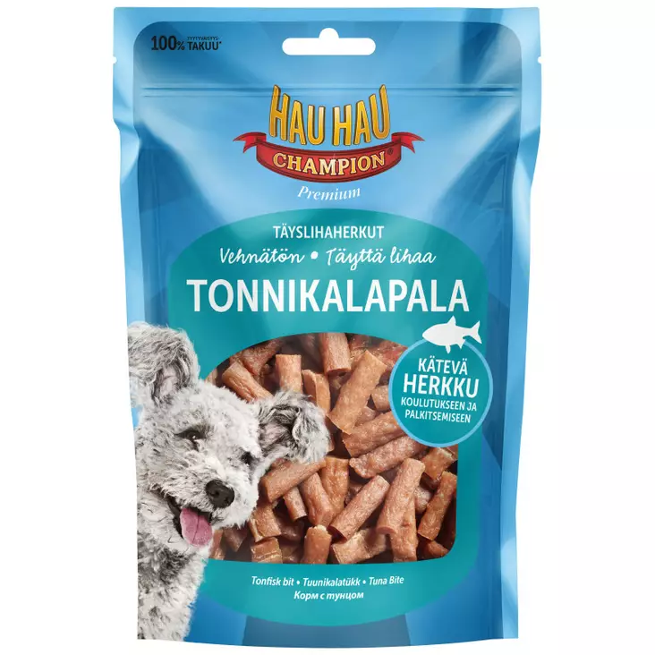 HHC Täyslihaherkut - Tonnikalapala 100 g - Koiran makupalat - 6430030780650 - 1