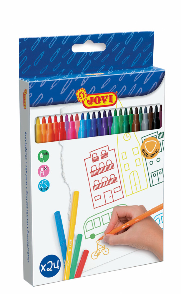 Huopakynä Jovi pestävä 24-v. - Kynät ja tussit - 8412027001540 - 1