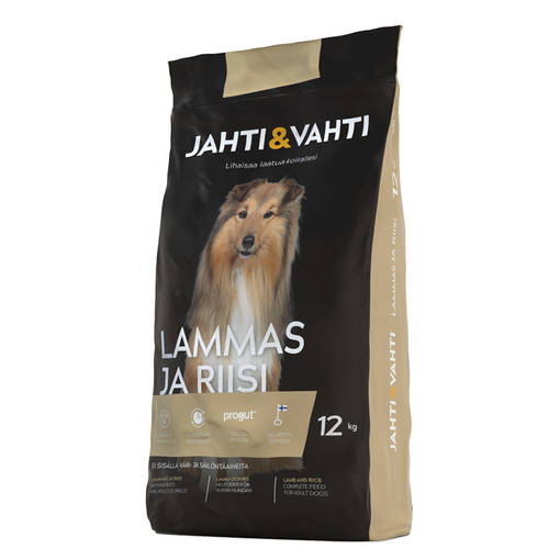 JAHTI & VAHTI LAMMAS JA RIISI 12 Kg - Koiran kuivaruoat - 6417679047740 - 1