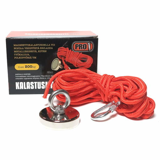 KALASTUSMAGNEETTISETTI 200 KG - Magneettikalastus - 6438159985000 - 1