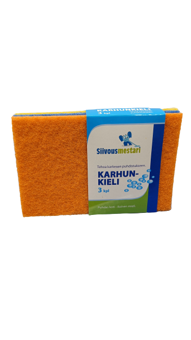 KARHUNKIELI 3 KPL/PKT - Siivousliinat ja -sienet - 6438159084390 - 1