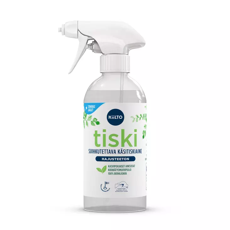 KIILTO Hajusteeton KÄSITISKIAINE SUIHKUT - Tiskiaineet ja konetiskitabletit - 6417964579390 - 1