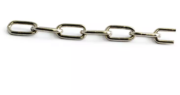 KORISTEKETJU NIKLATTU 2*12*3,6mm - Sidontaliinat ja ketjut - 7317900122590 - 1