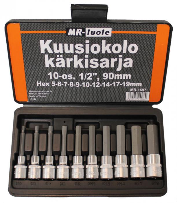 KUUSIOKOLOAVAINSARJA 10-OS. - Työkalusarjat - 6430032155760 - 1