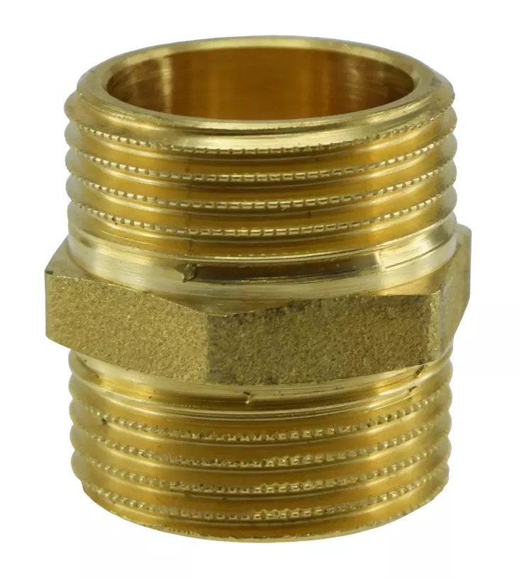 Kaksoisnippa messinkiä - Putket ja putkiliittimet - 6438140055040 - 1