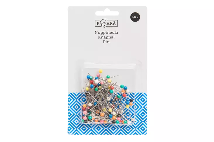Kehrä Nuppineulat 100kpl - Neulat ja puikot - 6410410148010 - 1