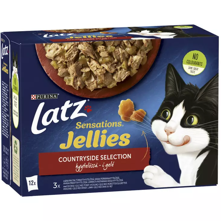 LATZ SENSATION JELLIES HERKKULAJITEMA - Kissan märkäruoka - 7613039847060 - 1
