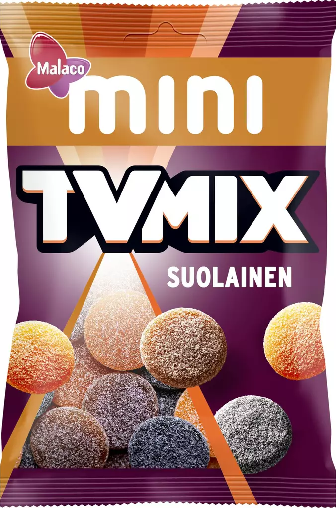 MALACO MINI TV MIX 110G SUOLAINEN - Makeispussit, -patukat ja tikkarit - 6420256010150 - 1
