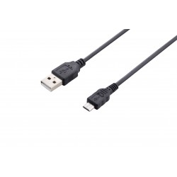 MOBIA DATAKAAPELI MUSTA MICRO USB 0.5 METRIÄ - Muut puhelintarvikkeet - 6430035349470 - 1