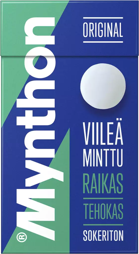 MYNTHON VIILEÄ MINTTU 35G - Purukumit ja pastillit - 6420256015230 - 1