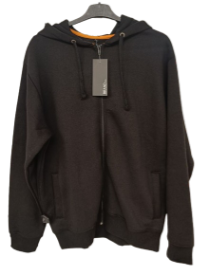 Miesten hupparitakki basic black XXL - Miesten collegepaidat ja fleecet - 6419285293740 - 1