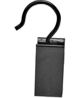 NIPISTIN KOUKULLA MUSTA 10 KPL/PKT - Verhojen ripustus - 7314100128360 - 1