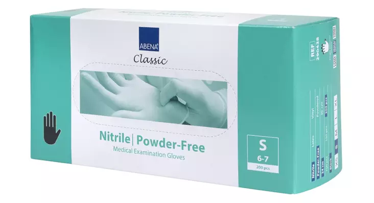 NITRIILI KÄSINE ABENA S-KOKO 100KPL/LTK - Suojavaatteet, -käsineet ja -tarvikkeet - 5703538247460 - 2