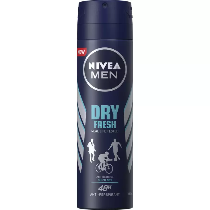 NIVEA MEN DEO SPRAY 150ML DRY FRESH - Miesten deodorantit - 4005900491510 - 1