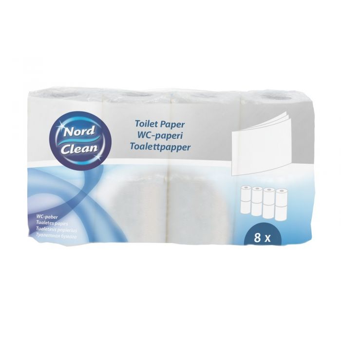 NORD CLEAN WC-PAPERI VALK. 8RLL - WC-paperit - 6410416021300 - 1
