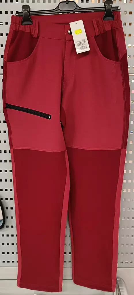 Naisten vaellushousut Hiking 28/30 cherry - Naisten ulkoiluhousut - 6419285039850 - 2