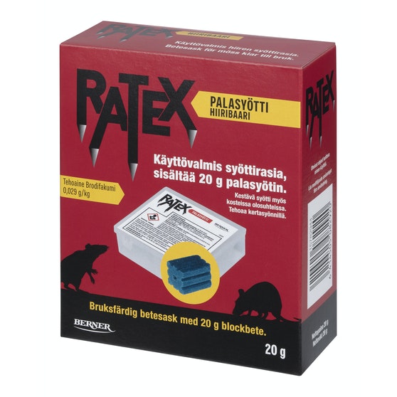 RATEX HIIRIBAARI 20G PALASYÖTTI - Sisätilojen torjunta-aineet - 6414505082920 - 1