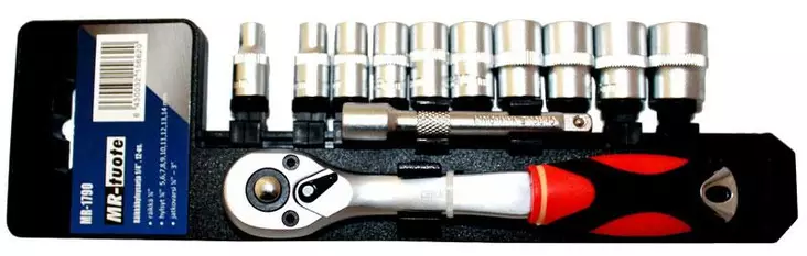 RÄIKKÄHYLSYSARJA 1/4" 12-OS - Hylsyavainsarjat - 6430032156620 - 1